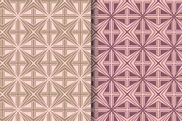 Cross Pastel Color Pattern: Soft Geometric Design