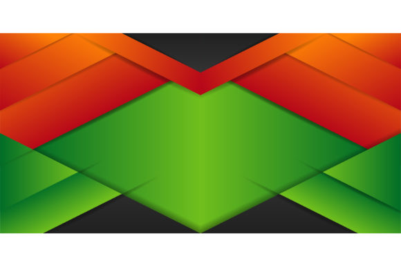 Dynamic Orange & Green Arrow Backgrounds