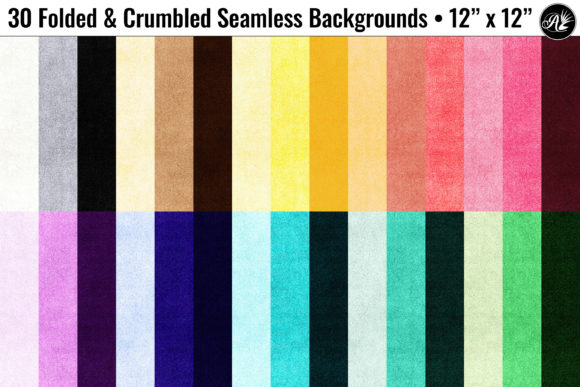 Elevate Designs with 30 Seamless Folded Crumbled Paper