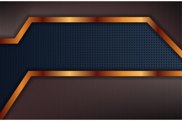 Elevating Brand Identity with the Brown Blue Gold Horizontal Background