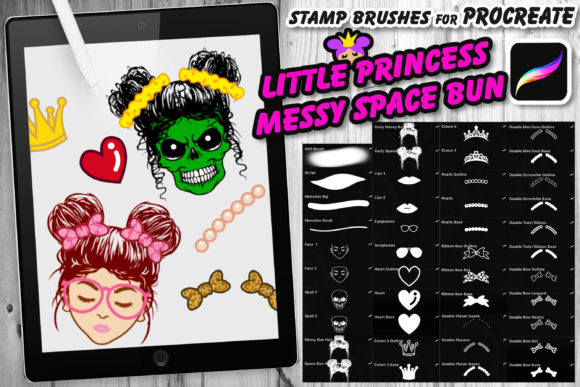 Elevating Digital Illustration: The Strategic Value of the LittlePrincess Space Bun Procreate Brush Collection
