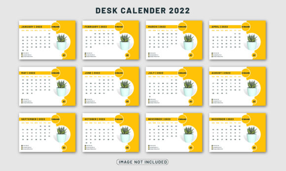 Elevating Workspace Organization with Modern 2022 Desk Calendar Design