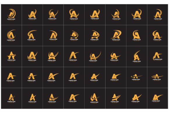 Mastering the A Letter Logo Business Vector Icon