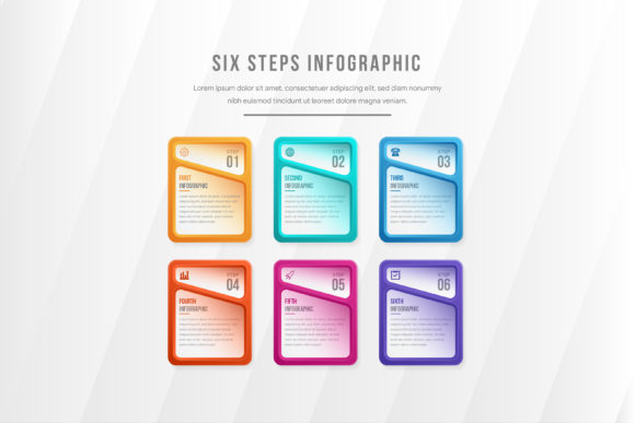 Mastering Visual Storytelling with a Rectangle Vertical Infographic Six Step Layout