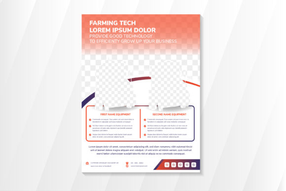Modern Tech Farming Flyer Design Guide