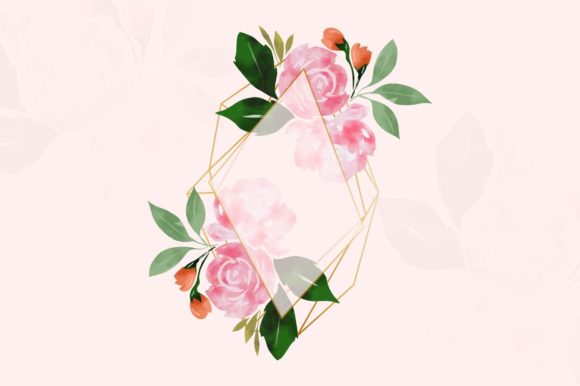 Strategic Brand Elevation with a Watercolor Floral Frame