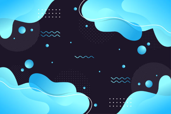 Strategic Visual Positioning with Blue Light Liquid Background Assets