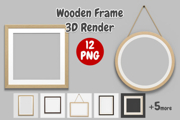 Strategic Visual Positioning with Vintage Wooden Photo Frame Assets