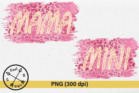 Unleash Your Creativity with the Mama Mini Design PNG Rose Gold Leopard Collection