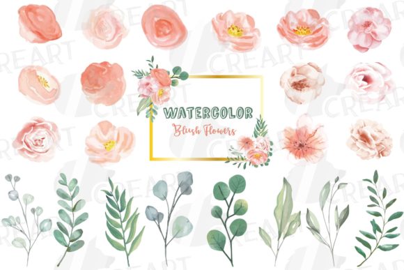 Watercolor Pink Flowers Green Branches: A Designer's Guide